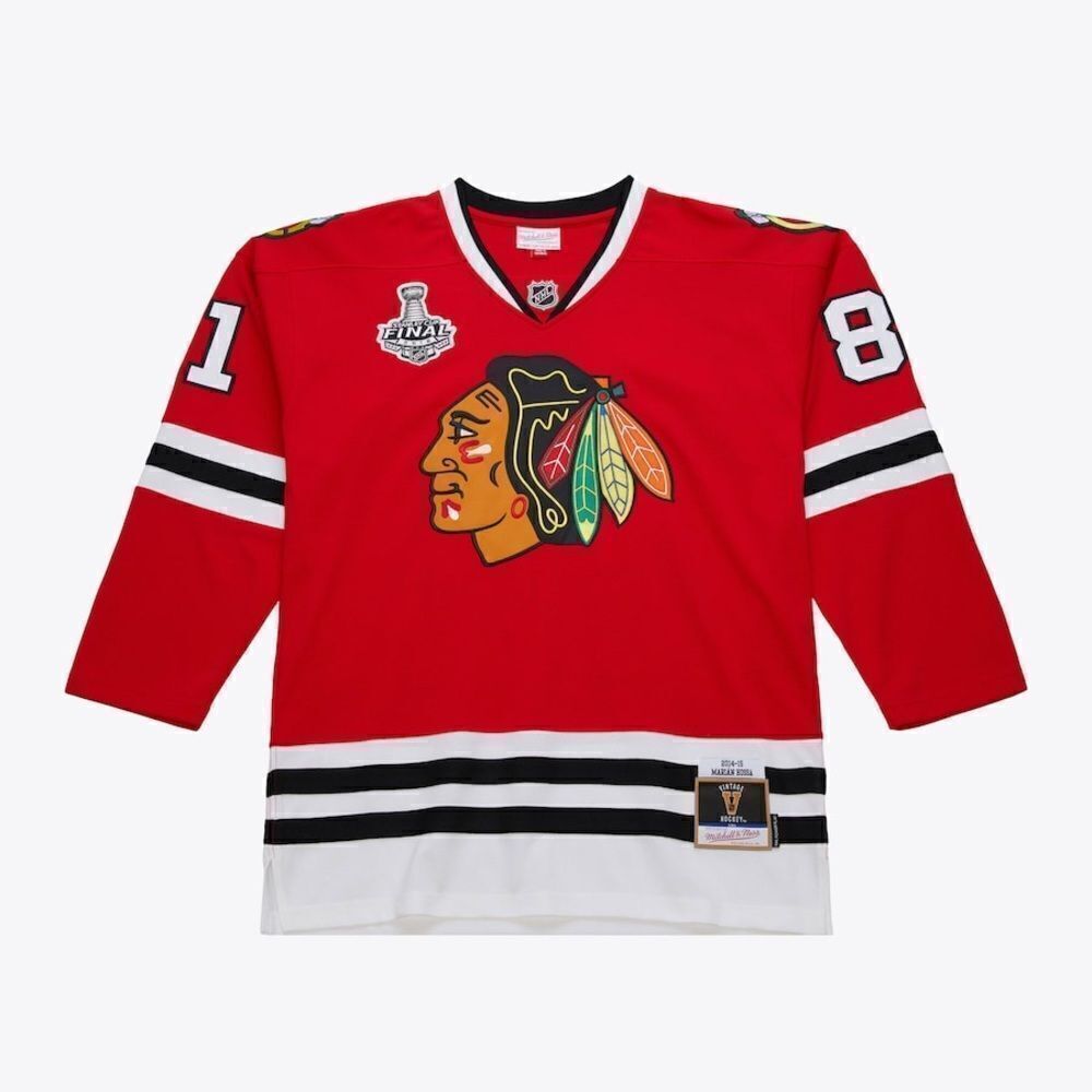 NWT | Men's Marian Hossa Red Chicago Blackhawks 2014/15 Power Play Player Jersey